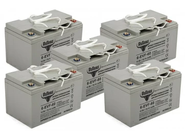 Комплект тяговых гелевых аккумуляторов RuTrike 6-EVF-60 (60V60A/H C3)