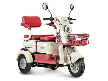 Электротрицикл Gelbert Mercury (бело-красный) 48V/60V 650Вт